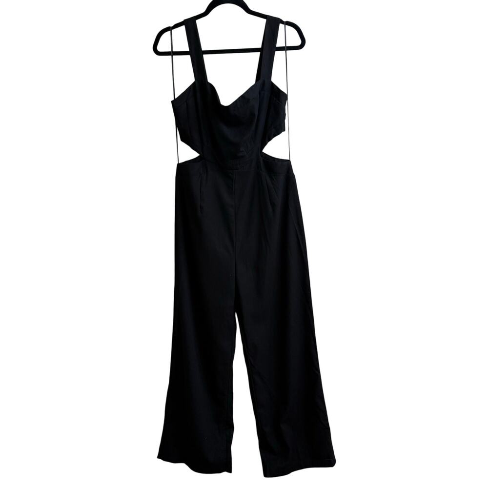Hamilton Side Cut Out Wide Leg Jumpsuit Large - Picture 8 of 14